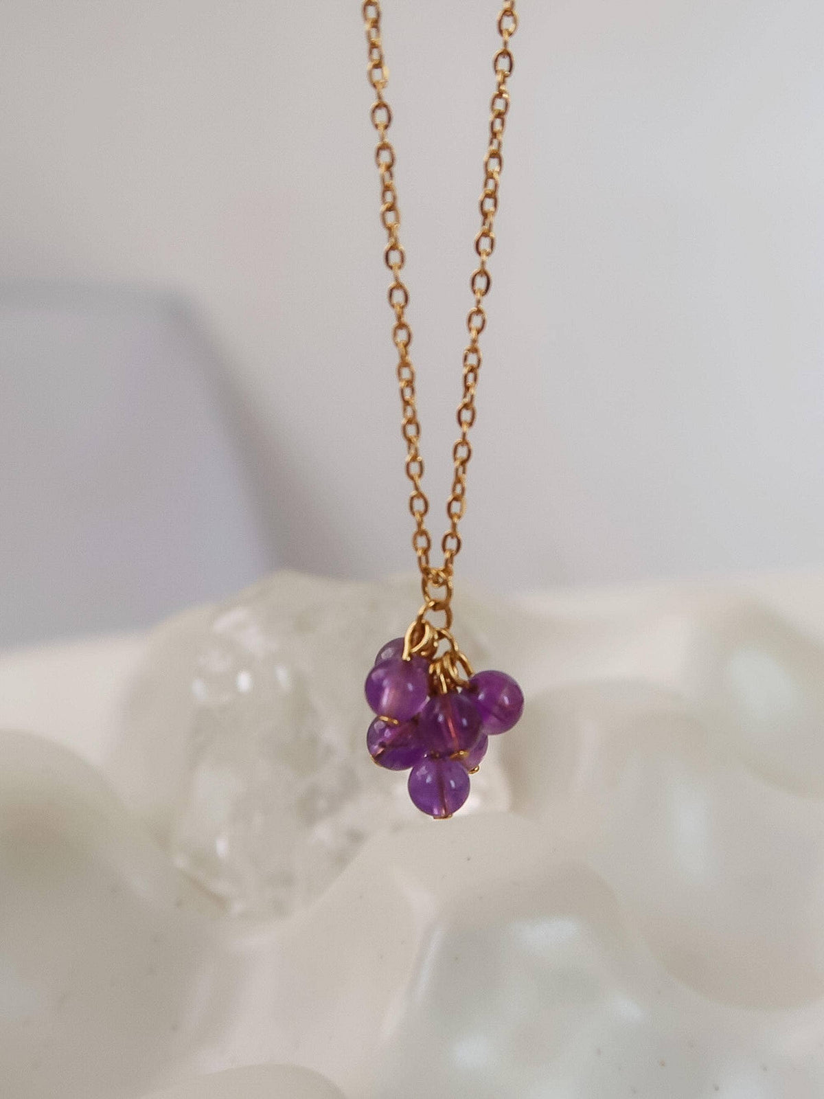 GRAPES 18K GOLD NECKLACE