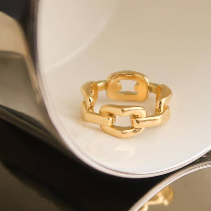 BROOKLYN 18K GOLD RING