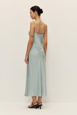 EVY SATIN SLIP DRESS