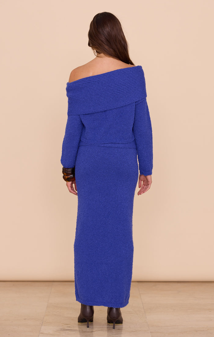 SANNA OFF SHOULDER SWEATER