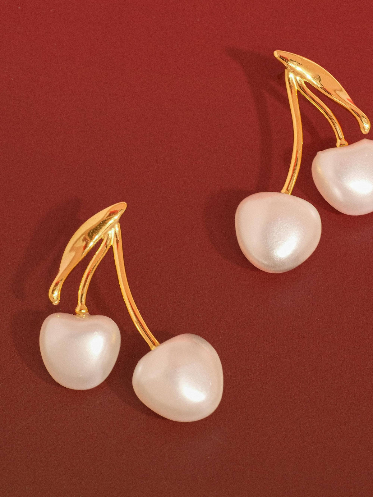 CHÉRIE 18K GOLD PEARL EARRINGS
