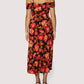 EVENING BLOOM MIDI DRESS