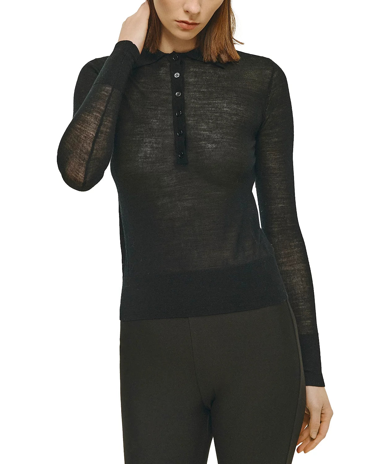 HENNI POLO SWEATER