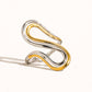 GURU 18K ABSTRACT RING