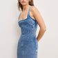 GOOD AMERICAN DENIM MINI DRESS