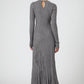 BABYSOFT LONG SLEEVE MIDI DRESS