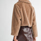 OLESEA FAUX LEATHER MINI SKIRT