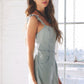 AUBRIE DENIM ROMPER