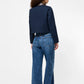 CONTRAST TRIM TWO POCKET JACKET