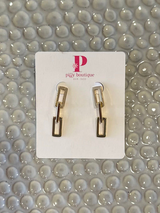 FRANCES GOLD DIPPED EARRINGS