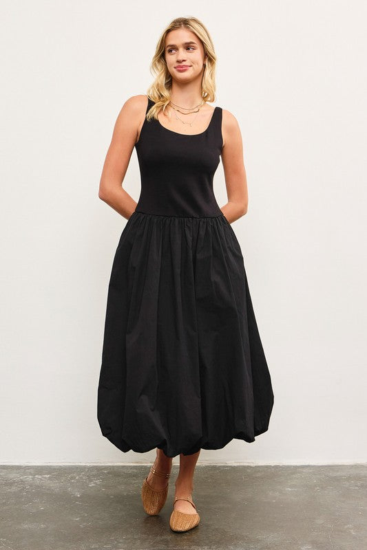 EDEN SLEEVELESS MIDI DRESS