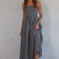 STRIPED MAXI DRESS