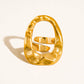 18K GOLD STATEMENT RINGS