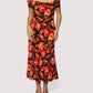 EVENING BLOOM MIDI DRESS