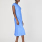 ENNIS SATIN COLUMN MIDI DRESS