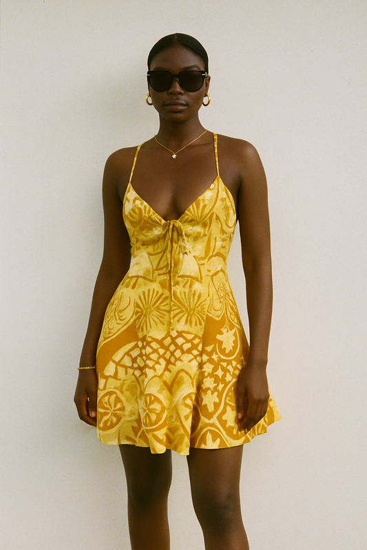 GOLDEN DESERT MINI DRESS