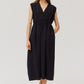 OBSIDIAN SEERSUCKER DRESS