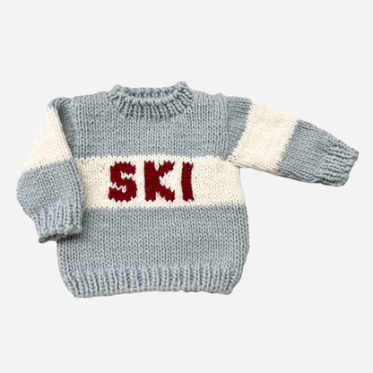KIDS SKI SWEATER PLUSH BLUE