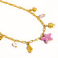 ONYA 18K GOLD PALM BEACH CHARM NECKLACE