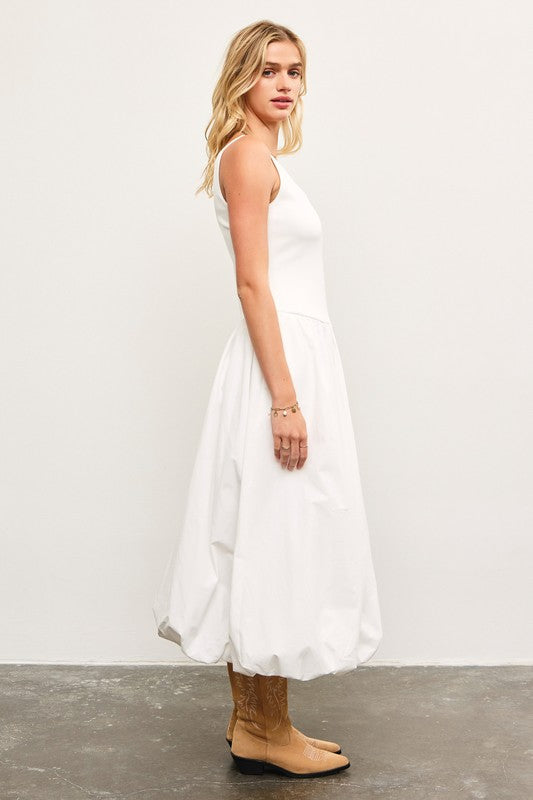 EDEN SLEEVELESS MIDI DRESS