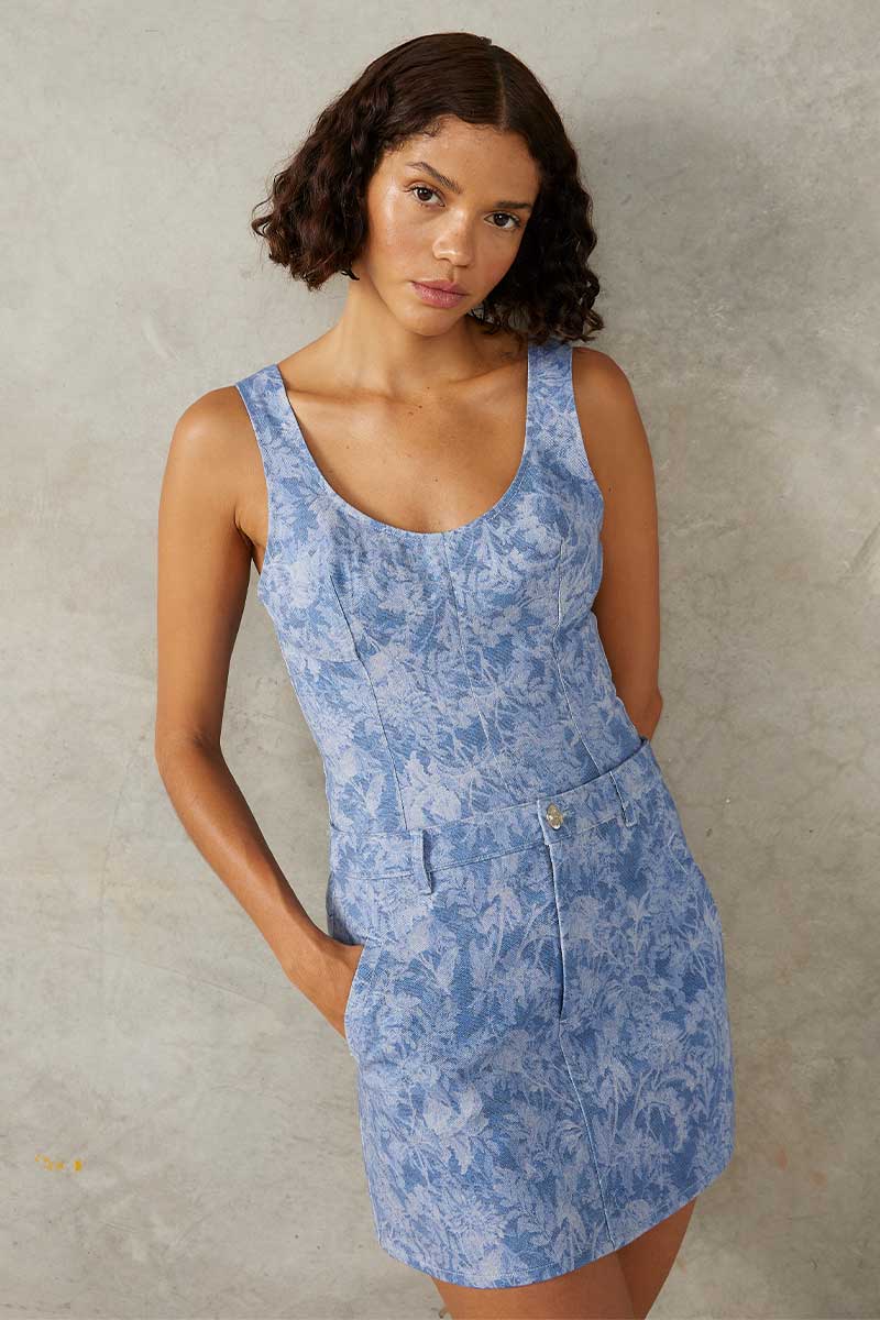 FLOURISH DENIM TOP