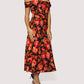 EVENING BLOOM MIDI DRESS