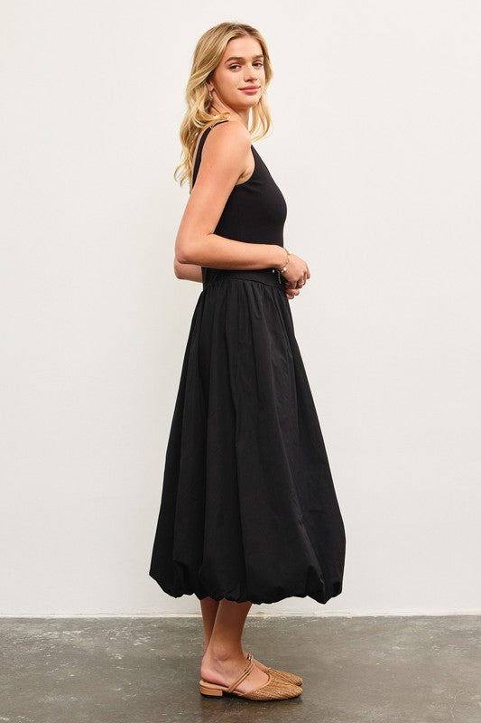 EDEN SLEEVELESS MIDI DRESS