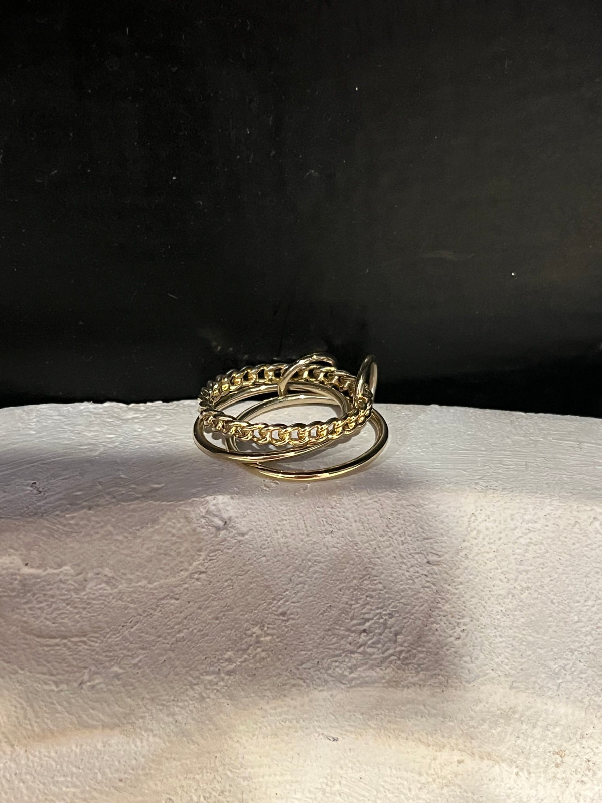 GOLD DIPPED RINGS