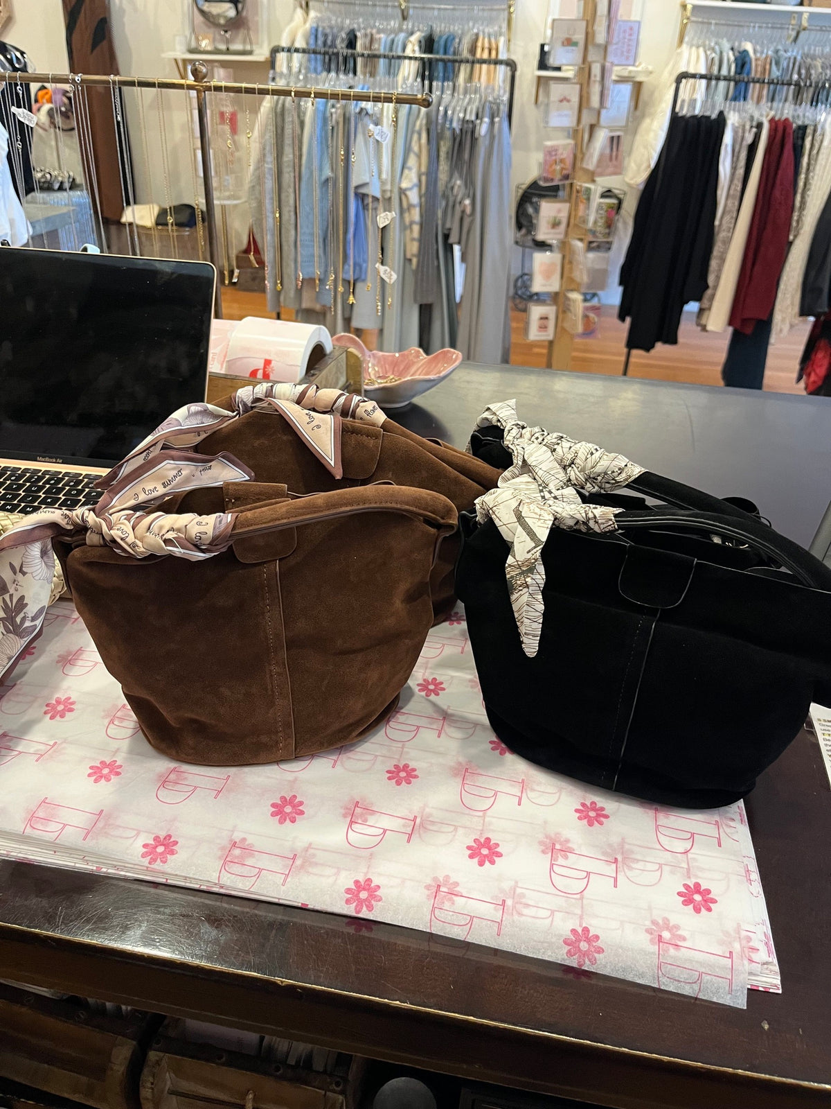 SUEDETTE BAG