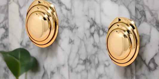 TIFFANY OVAL STUD EARRINGS