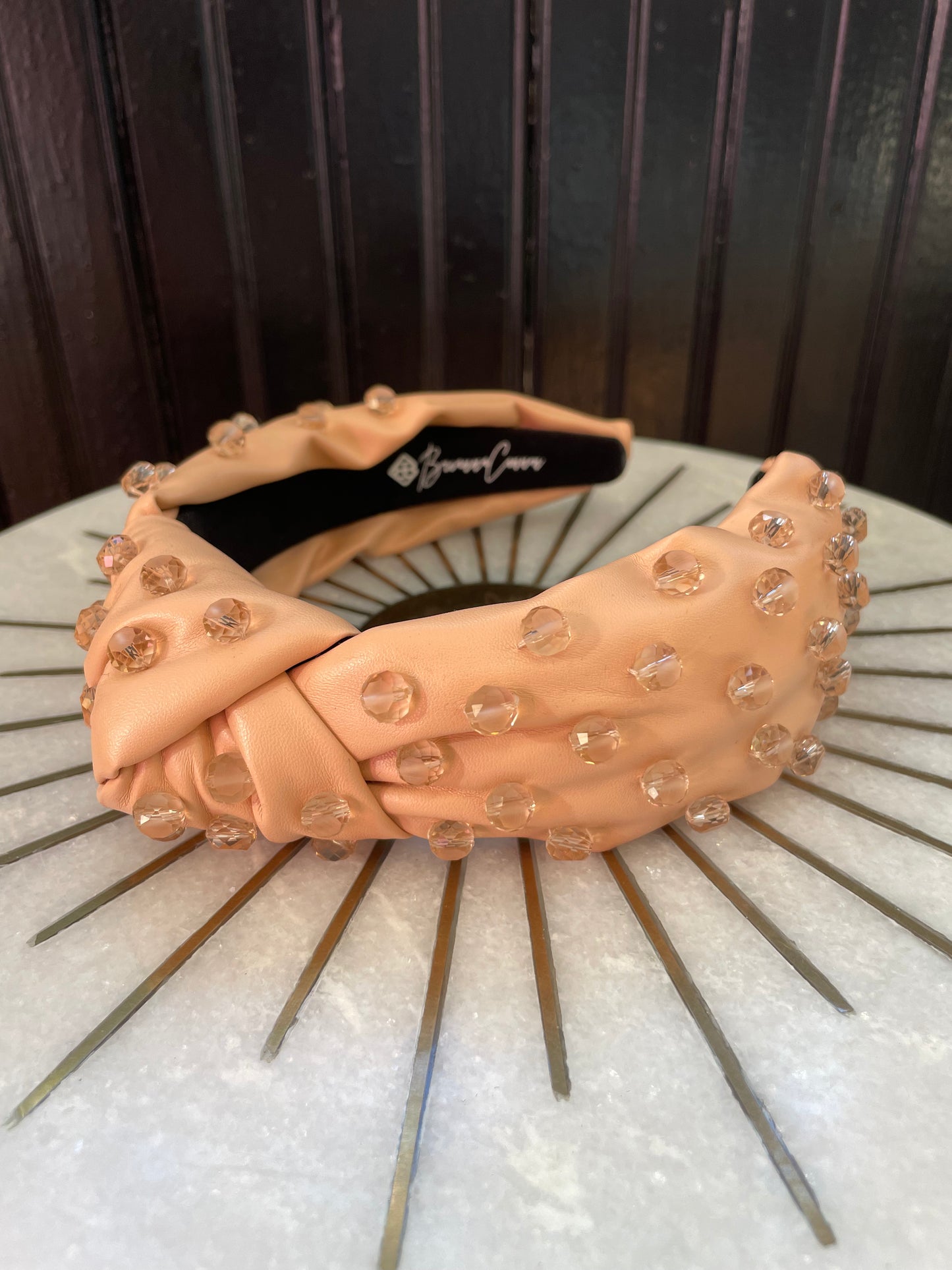 BRIANNA CANNON VEGAN LEATHER HEADBAND