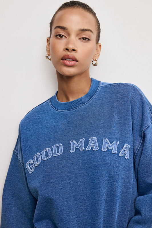 "GOOD MAMA" CREWNECK SWEATSHIRT