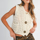 ANORA CHUNKY KNIT VEST