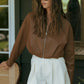 NICOLETTA FAUX LEATHER BUBBLE JACKET