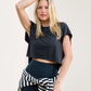 STUDIO LUXE CROPPED TEE