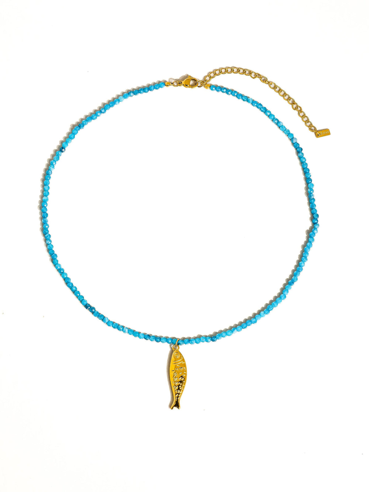 SASS 18K GOLD BEAD NECKLACE