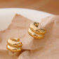 EMMA 18K GOLD HOOPS