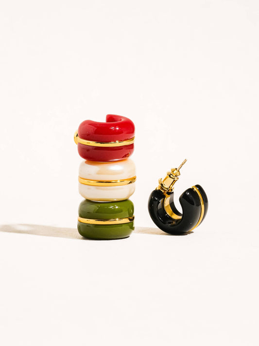 ARLO 18K GOLD HOOPS