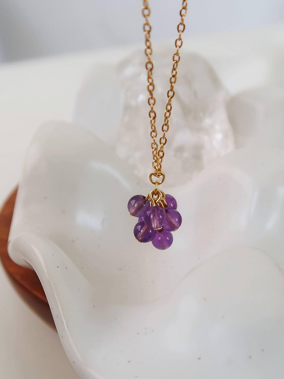 GRAPES 18K GOLD NECKLACE