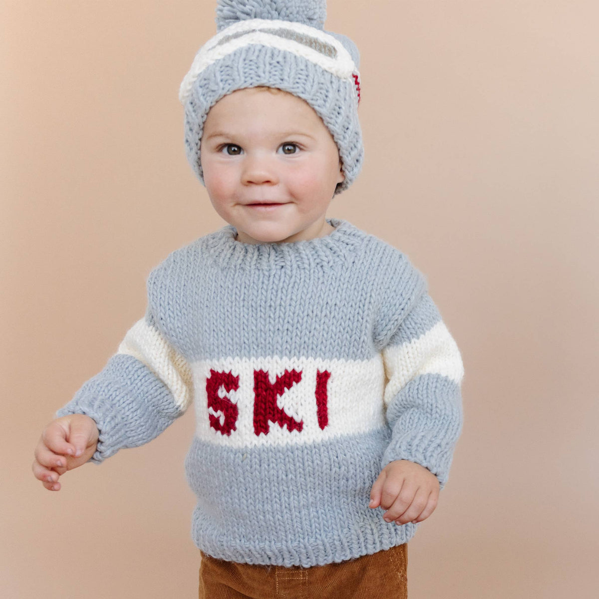 KIDS SKI SWEATER PLUSH BLUE