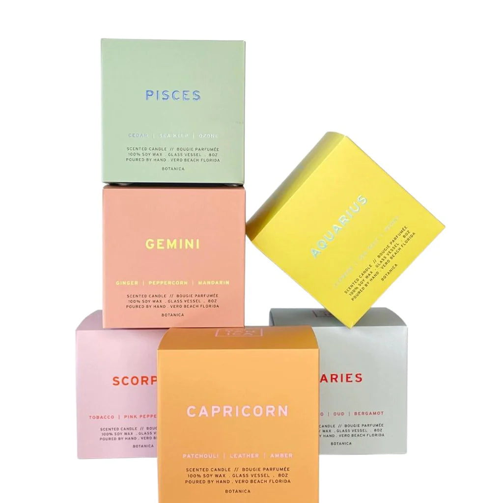 BOTANICA ZODIAC CANDLE